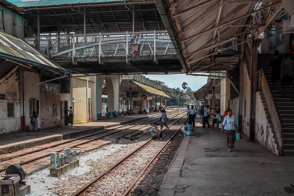 Yangon Circular Train central station